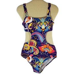Cupshe Monokini - Vibrant Print NWT Size M